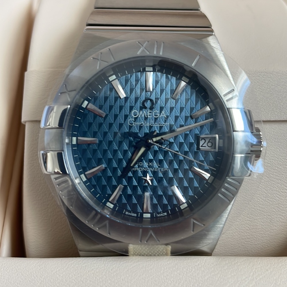 Constellation Co-Axial Automatic Blue Dial Watch 12310352003002